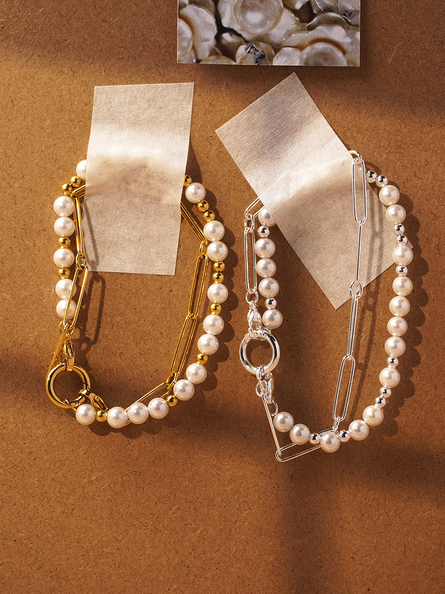 Nymph Pearl 18K Gold Bracelets Sets