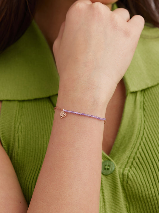 S925-sliver-heart-purple-bracelet