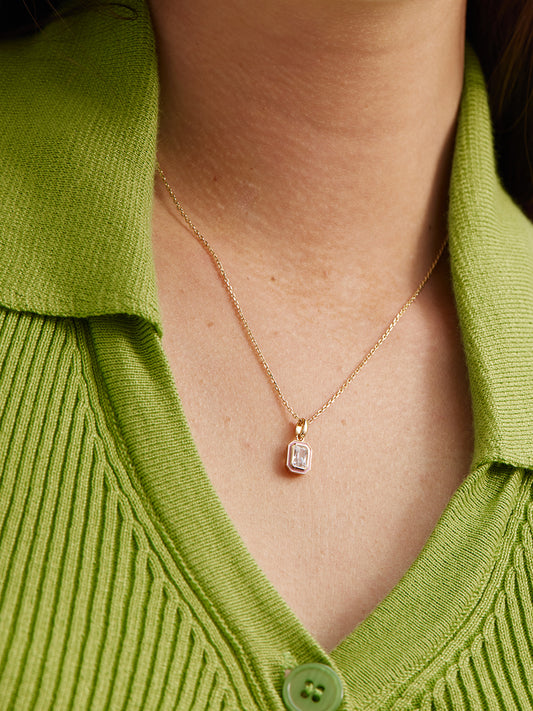 Enduring Halo Gem Pendant Charms PN004