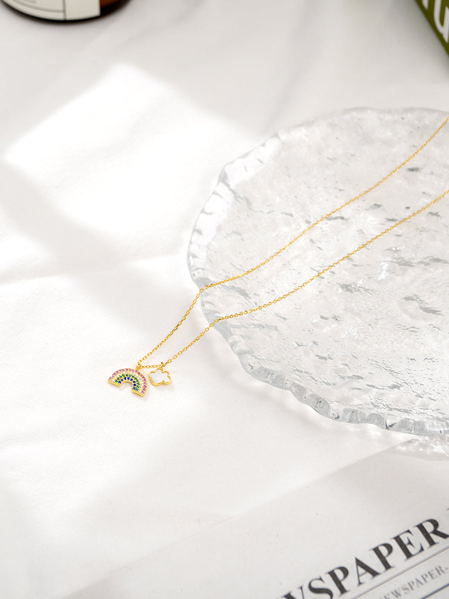 Rainbow Glow Necklace PN007