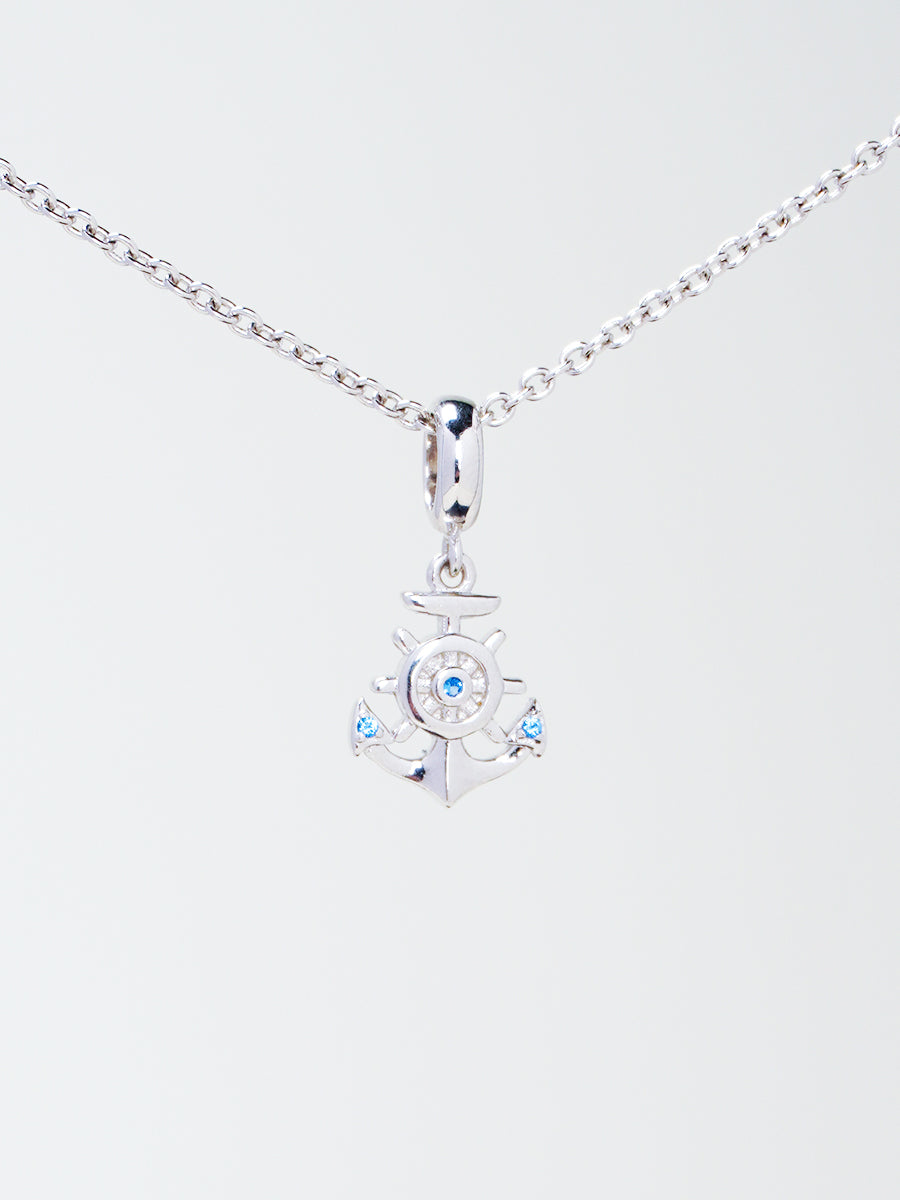 Triumphant Silver Seaman Necklace Set PN012SVSET