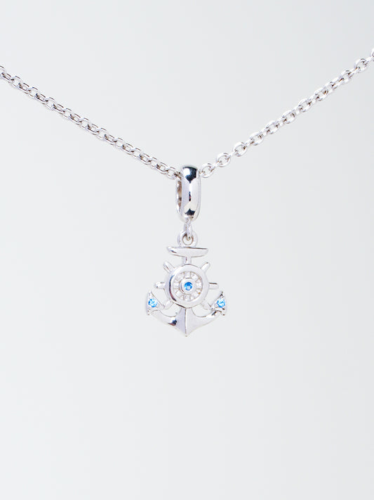 Triumphant Silver Seaman Necklace Set PN012SVSET