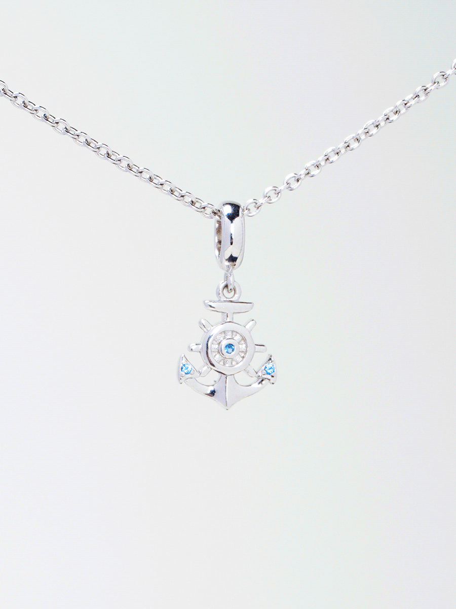 Triumphant Silver Seaman Necklace Set PN012SVSET