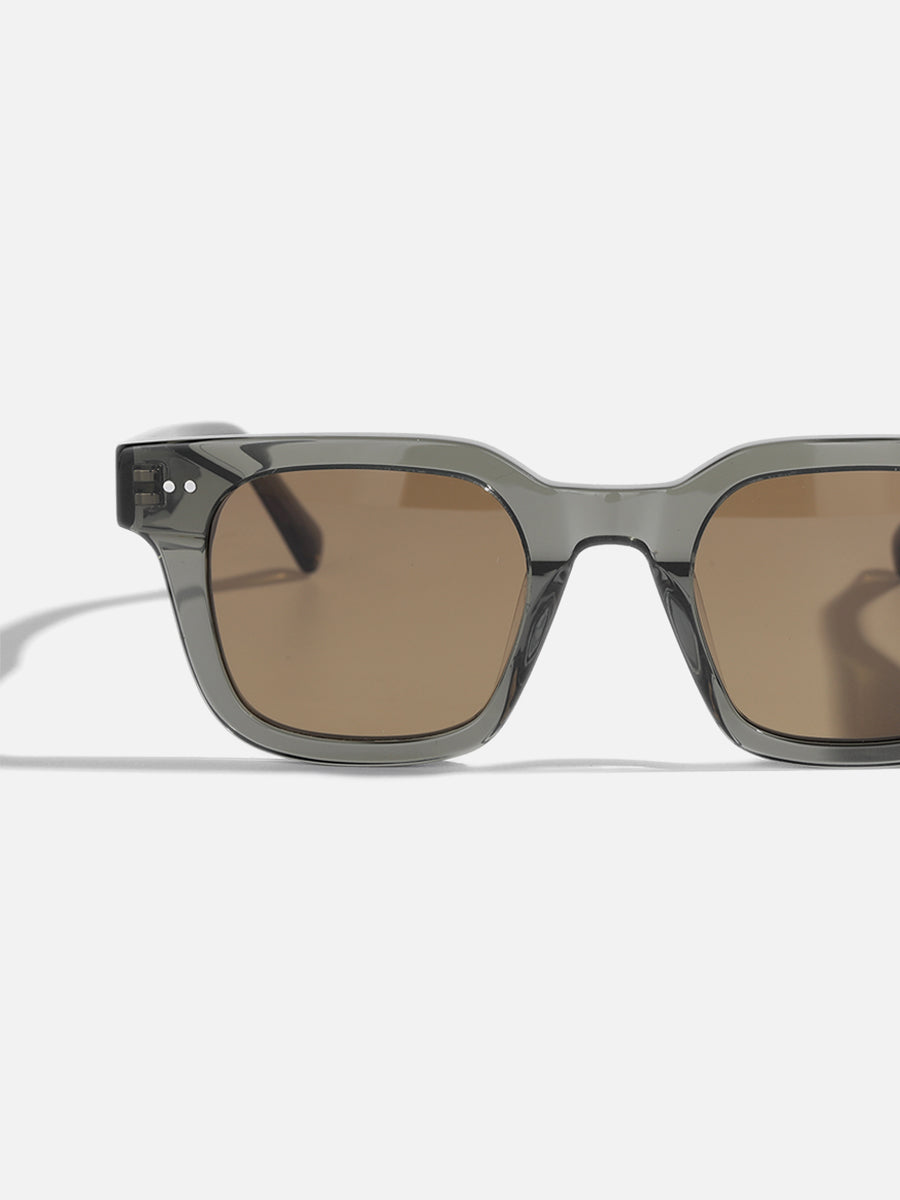 Acetate-square-olive green-sunglasses-Palette