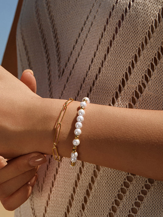 Nymph Pearl 18K Gold Bracelets RB039GD02