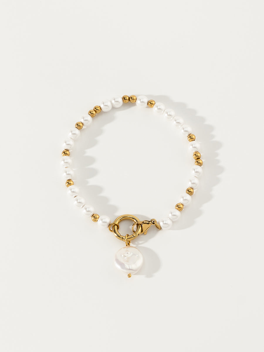Nymph Baroque Pearl 18K Gold Bracelets