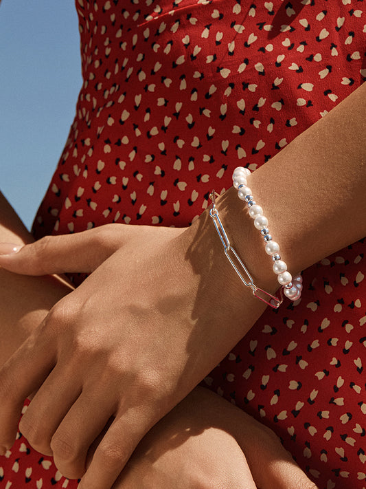 Nymph Pearl Silver Bracelets RB039SV02