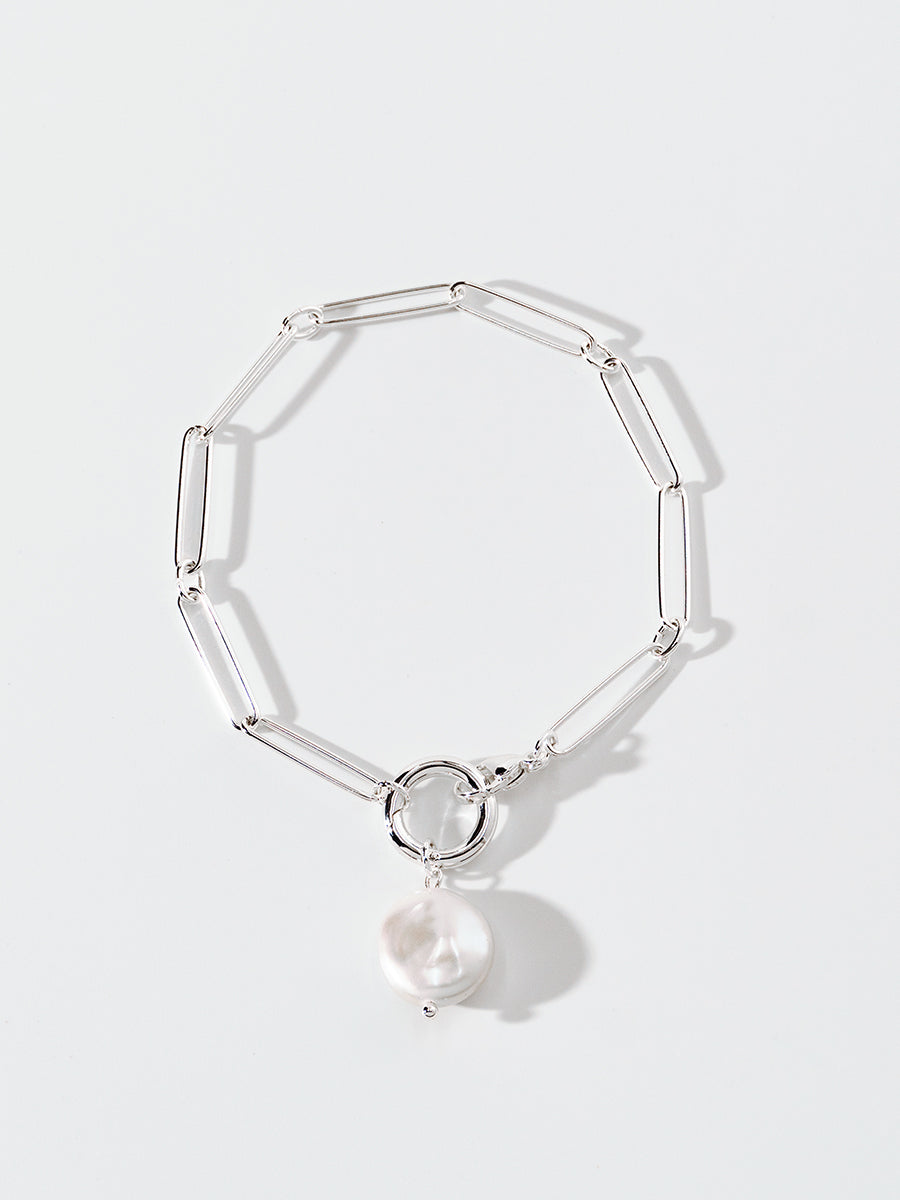 Nymph Baroque Silver Pandent Bracelets