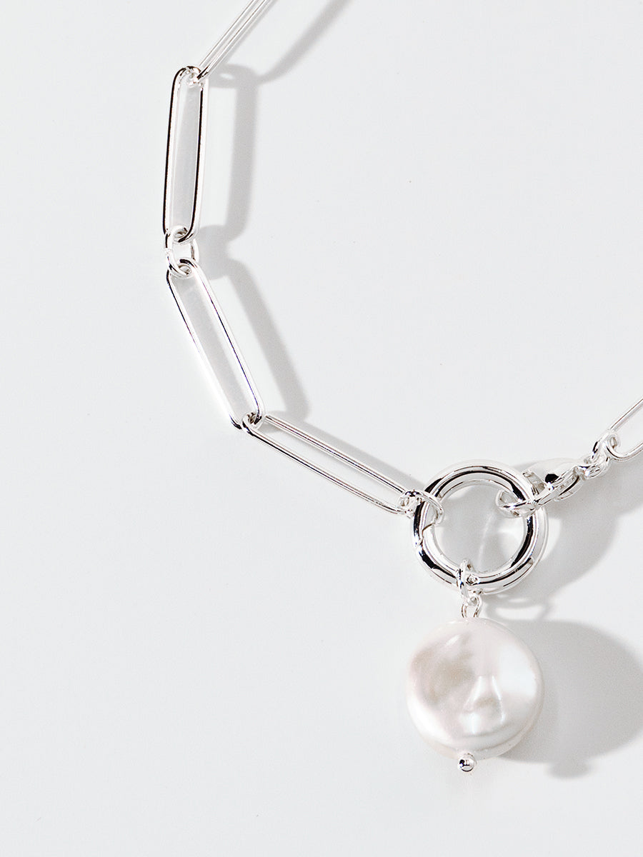 Nymph Baroque Silver Pandent Bracelets