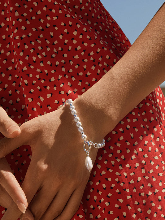 Nymph Baroque Pearl Silver Bracelets