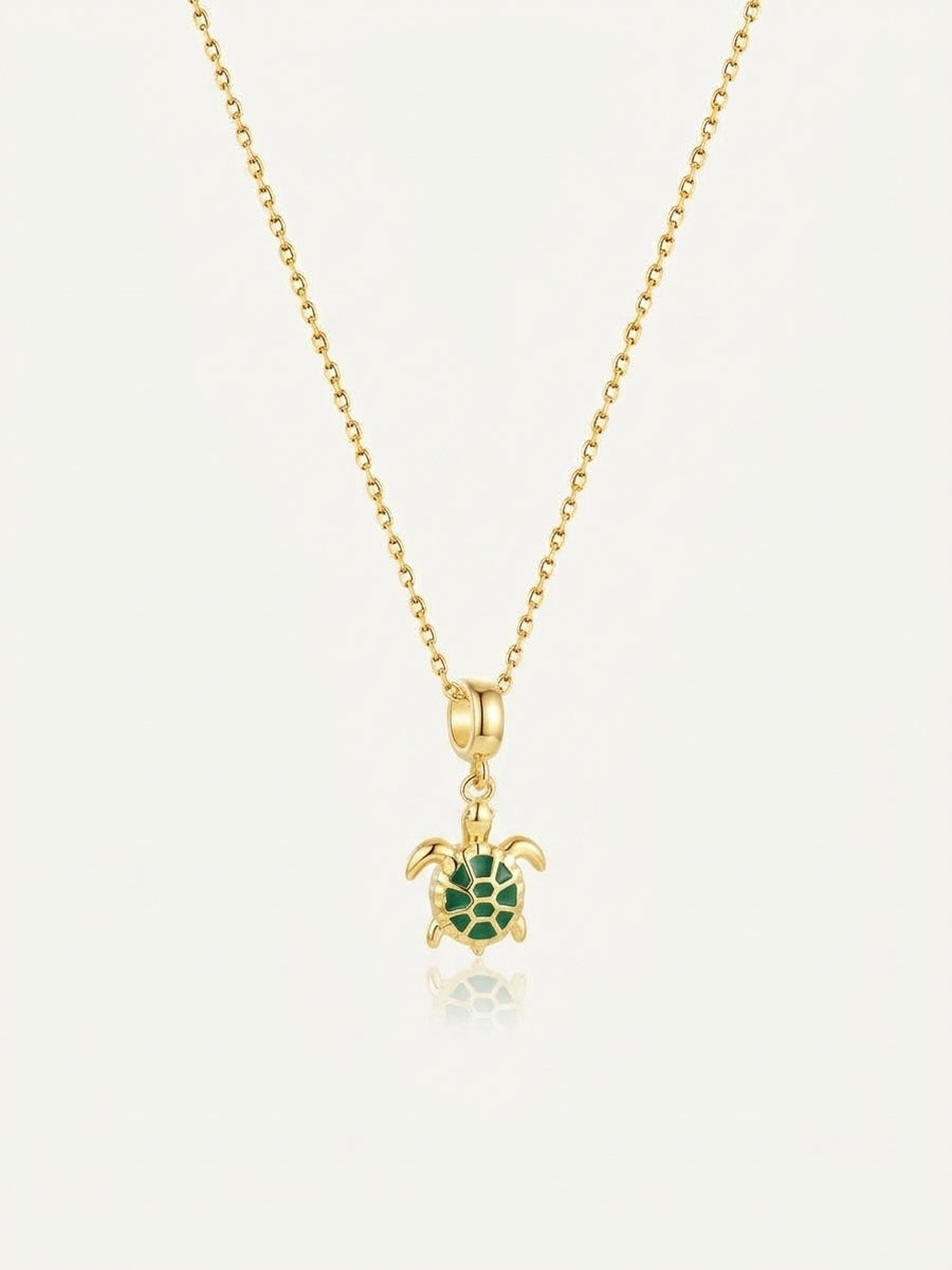 Tiny Turtle Necklace PC008