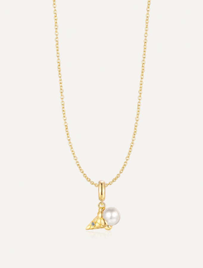 Ice Cream Pearl Necklace
