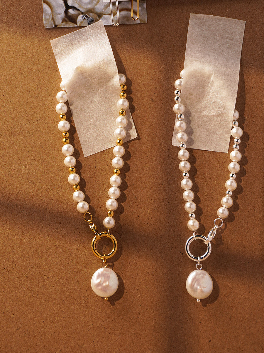 Nymph Baroque Pearl Silver Bracelets