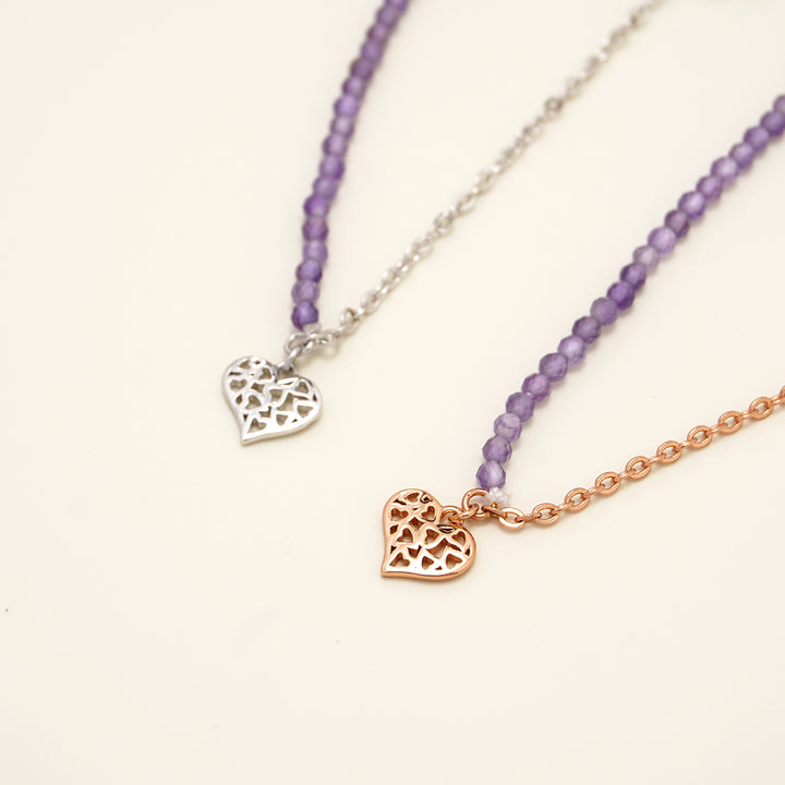 Violet Heart Melody Bracelet PB008