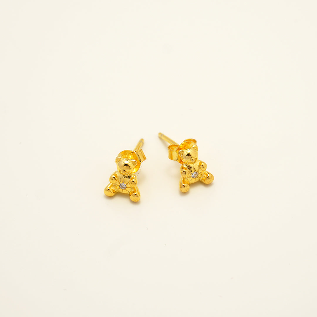 Teddy Bear Stud Earrings PE004