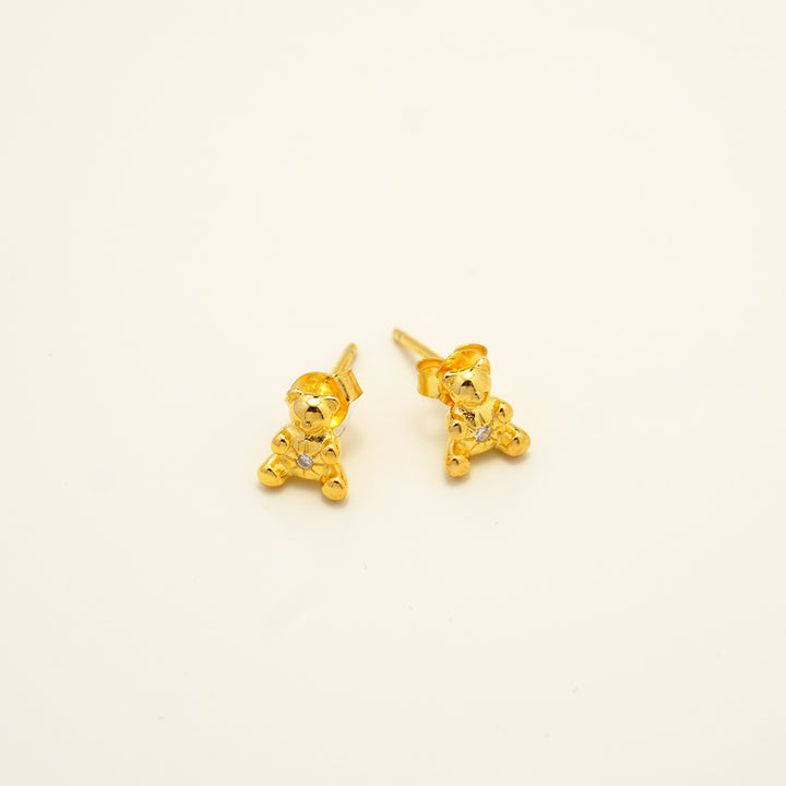 Teddy Bear Stud Earrings PE004