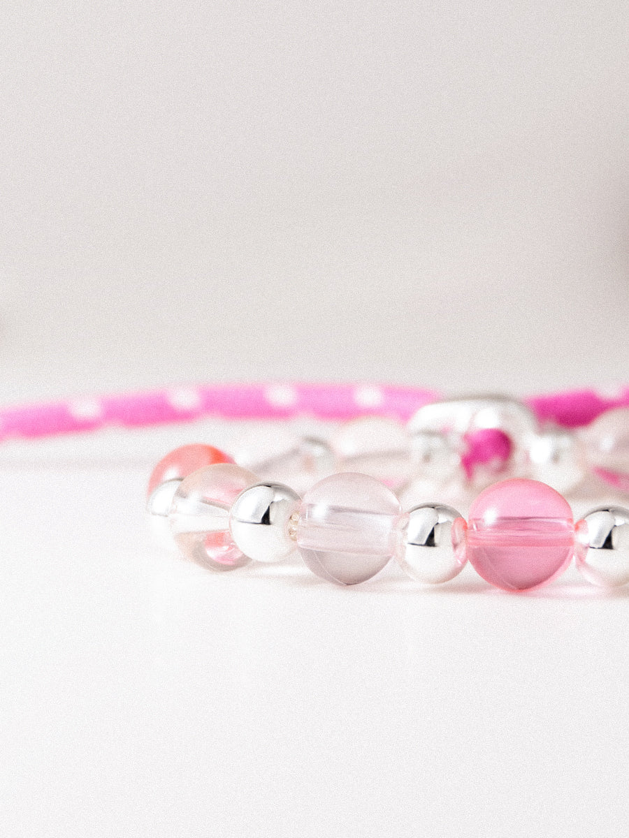 The Rhythm Seeker Bracelet Wanderer  Blossom Pink