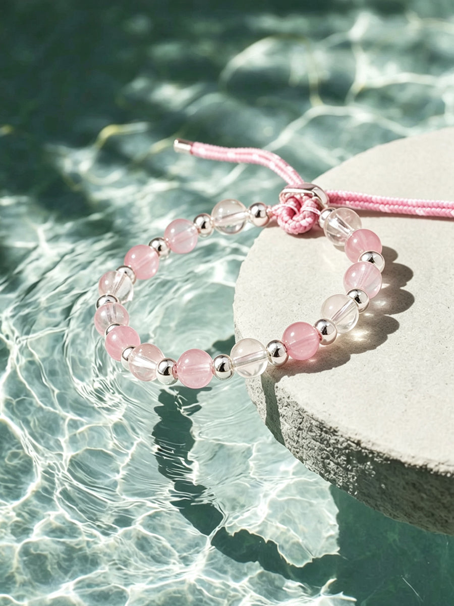 The Rhythm Seeker Bracelet Wanderer  Blossom Pink