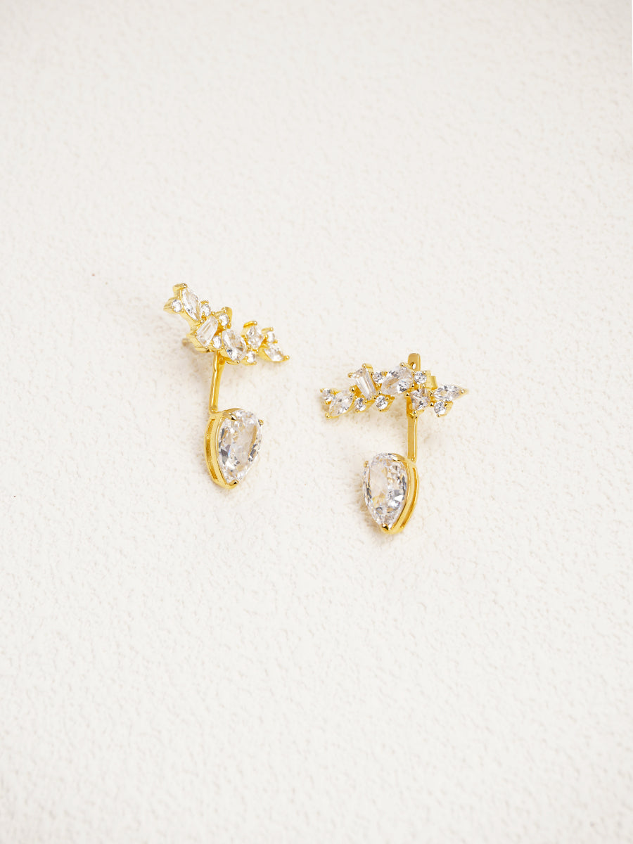 Starlit Sparkle Stud Earrings GE001