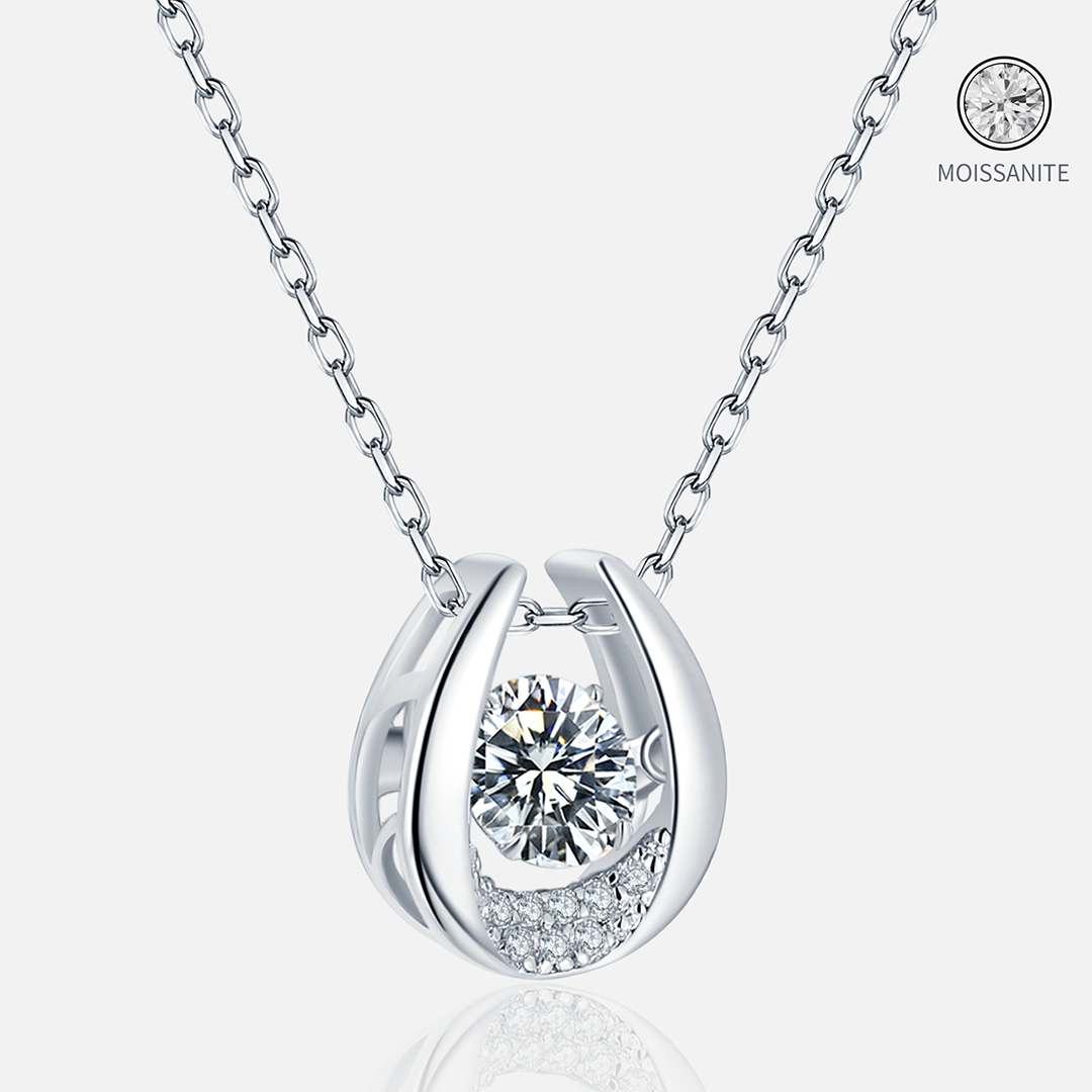 Moissanite-boot-Sterling-Silver-Necklaces