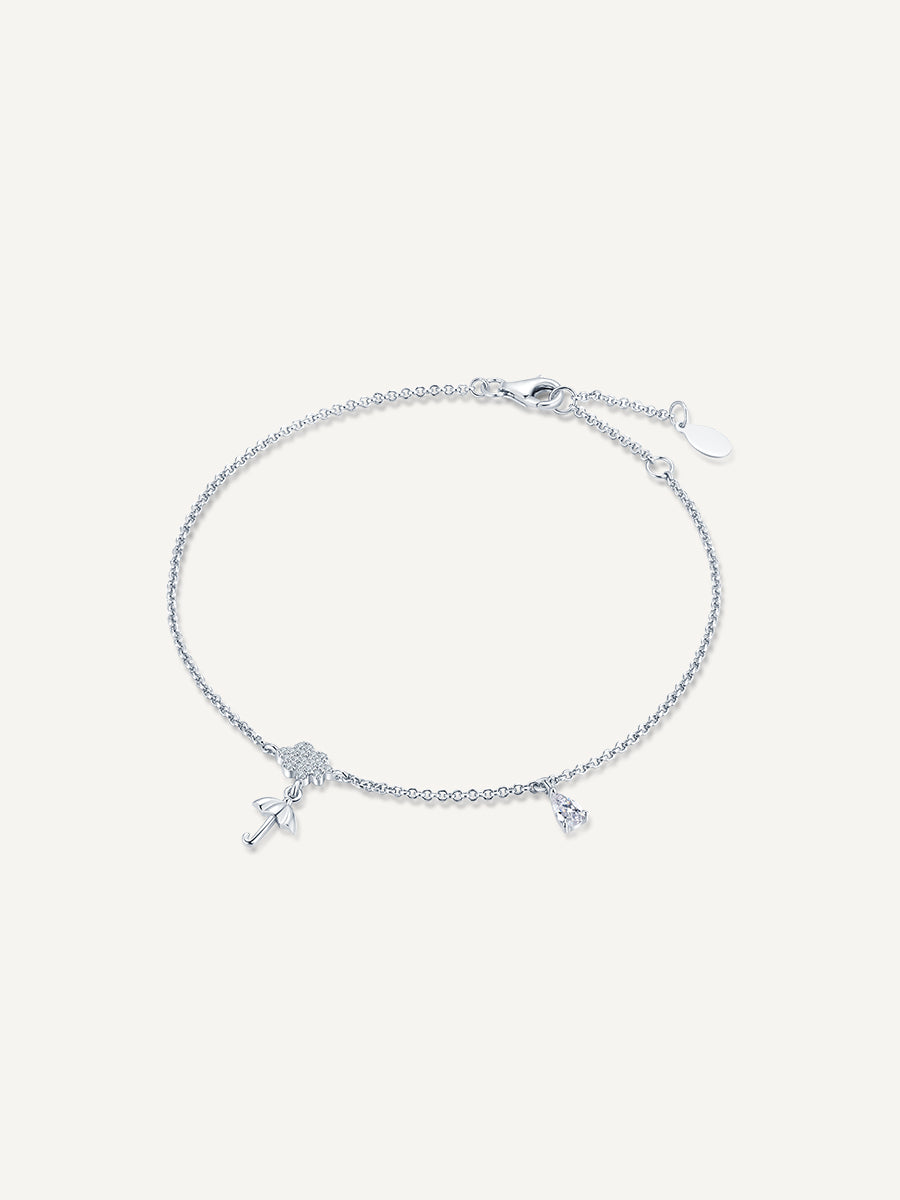 S925-sliver-Raindrop-Bracelets