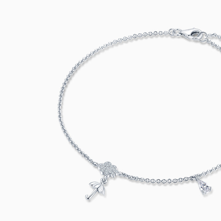 S925-sliver-Raindrop-Bracelets