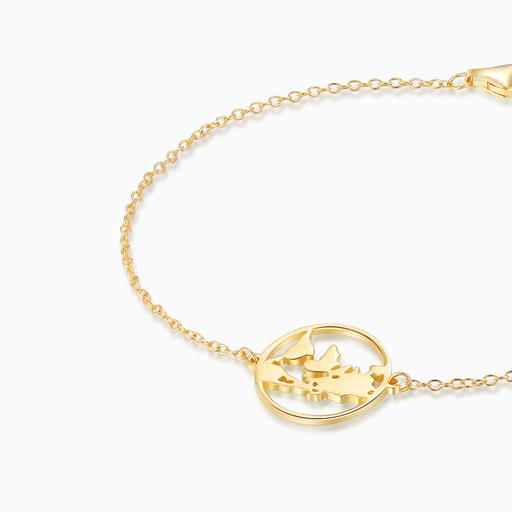 S925-gold-globe-plane-bracelets