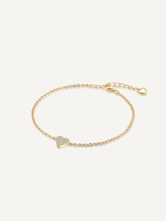 S925-Love-Heart-gold-bracelet