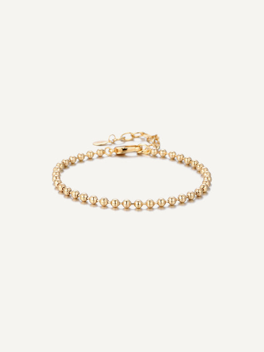 Ball-chain-gold-bracelets