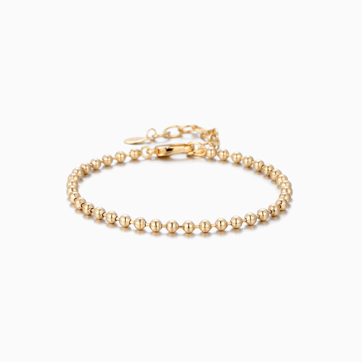 Ball-chain-gold-bracelets