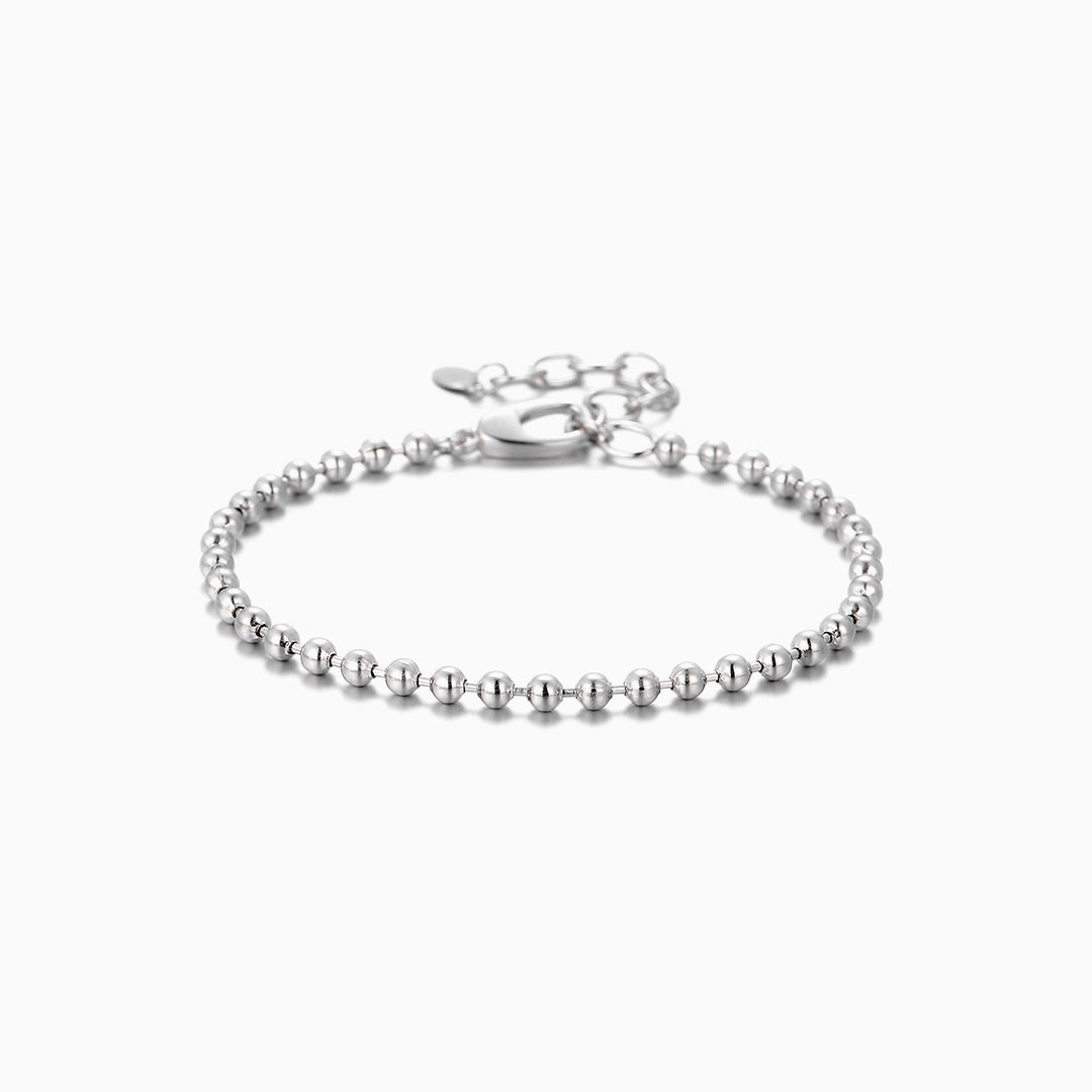 Ball-chain-sliver-bracelets