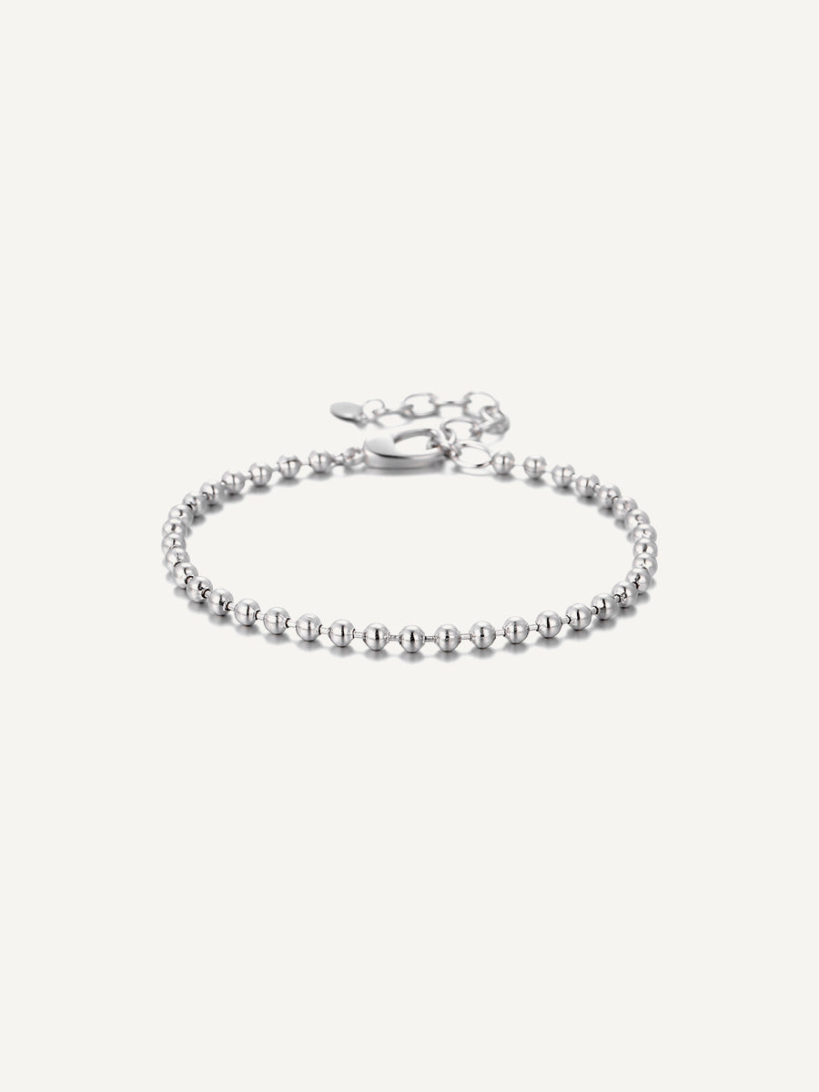 Ball-chain-sliver-bracelets