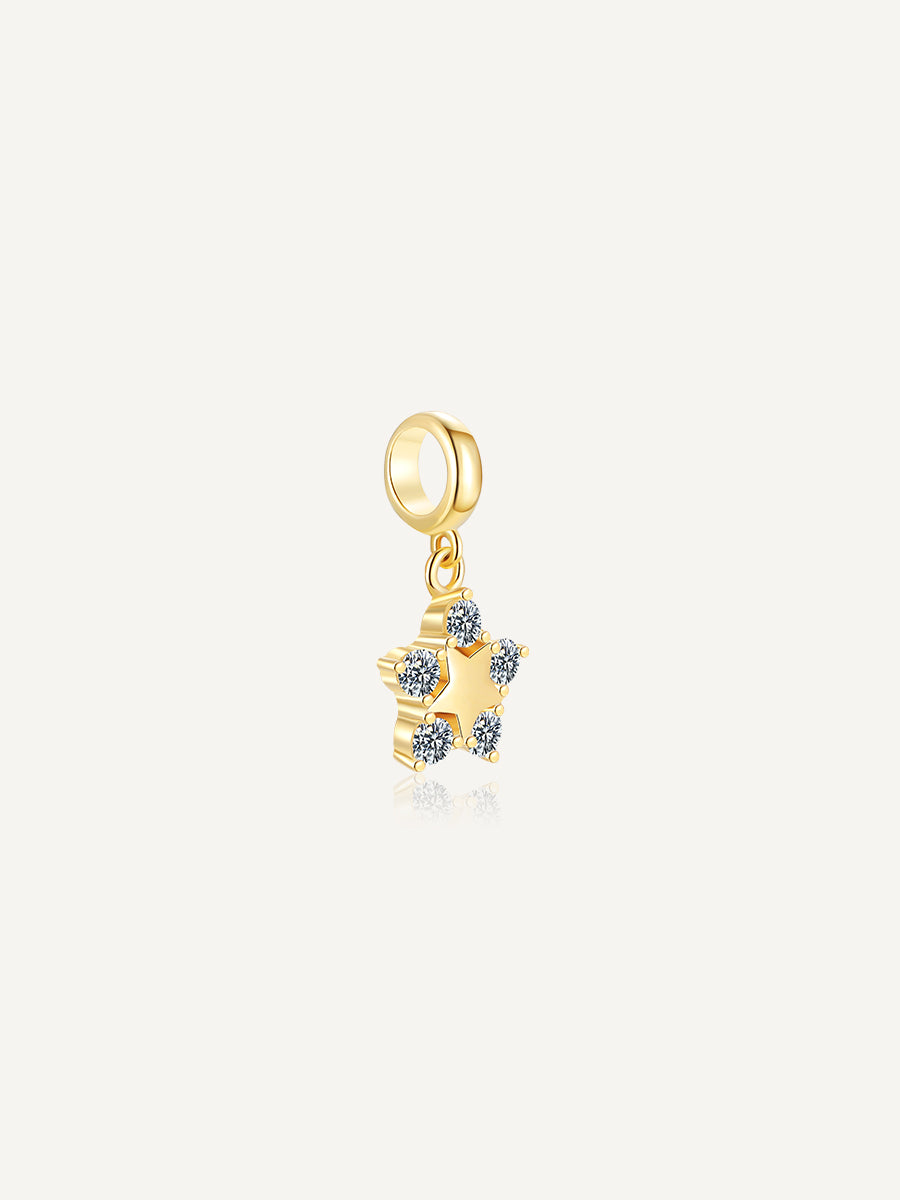 Glittering Star Charm Pendant PC001