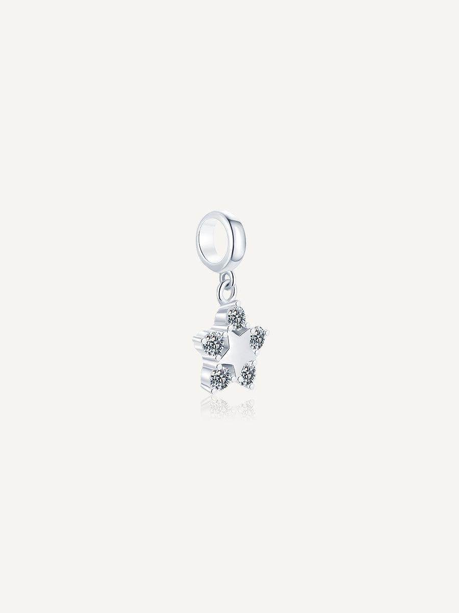 Glittering Star Charm Pendant PC001