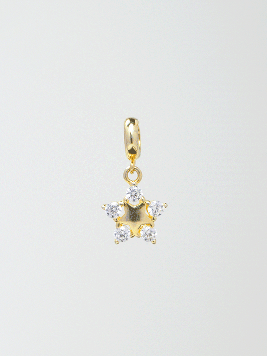 Glittering Star Charm Pendant PC001