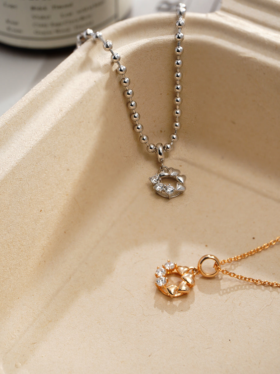 Twin Hearts Pendant PC003