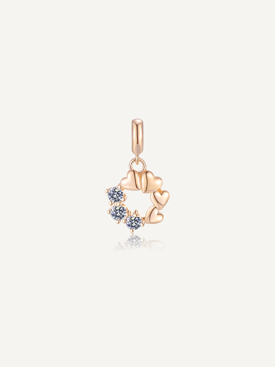 Twin Hearts Pendant PC003