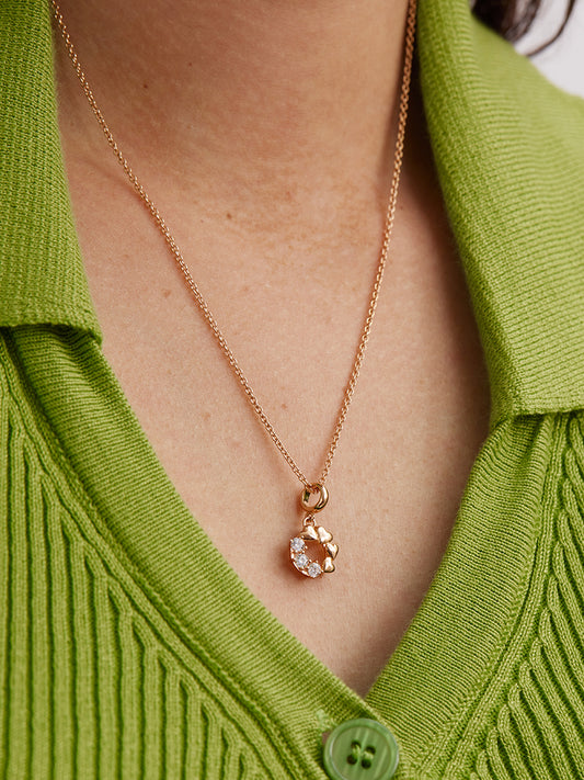 Twin Hearts Pendant PC003