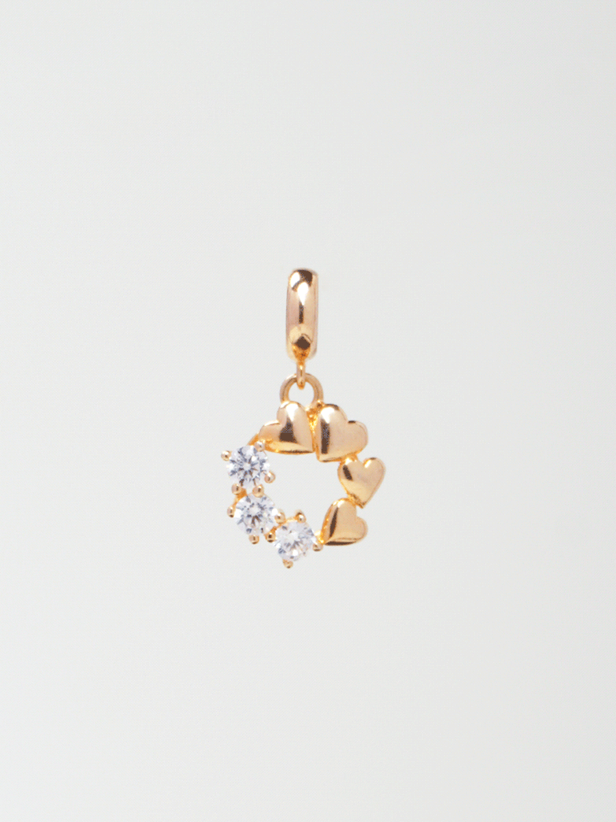 Twin Hearts Pendant PC003