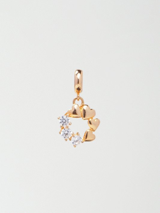 Twin Hearts Pendant PC003