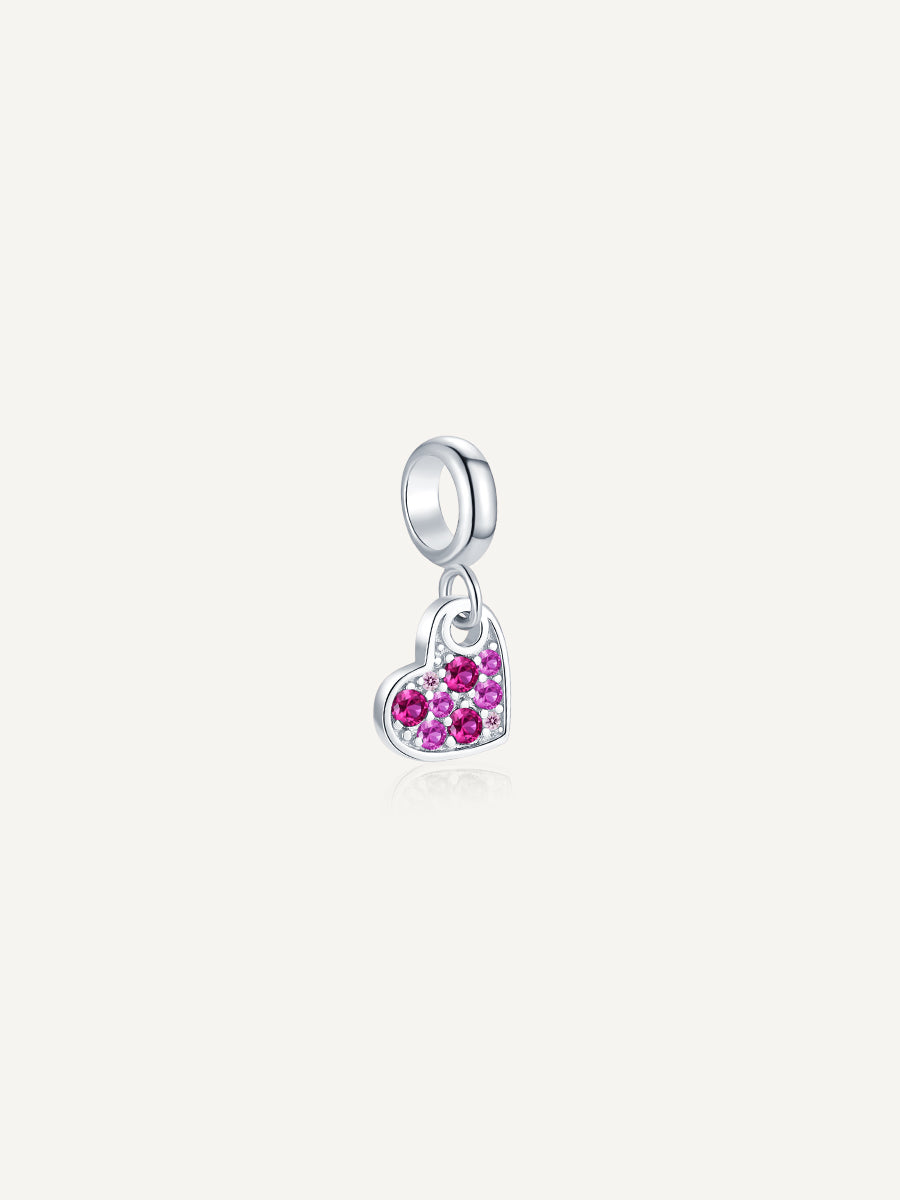 S925-sliver-Heart-pendant-Charms