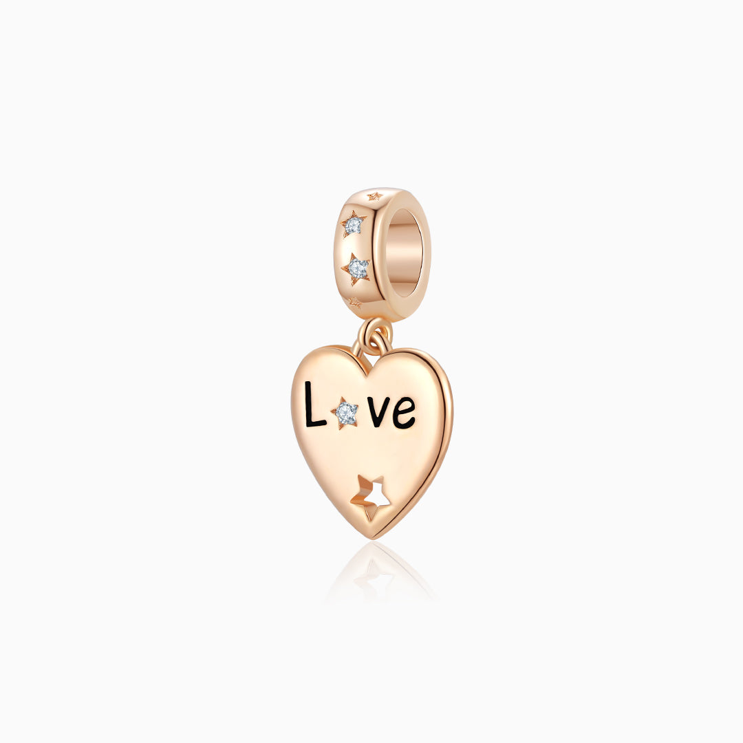 S925-gold-Love-heart-pendant-Charms