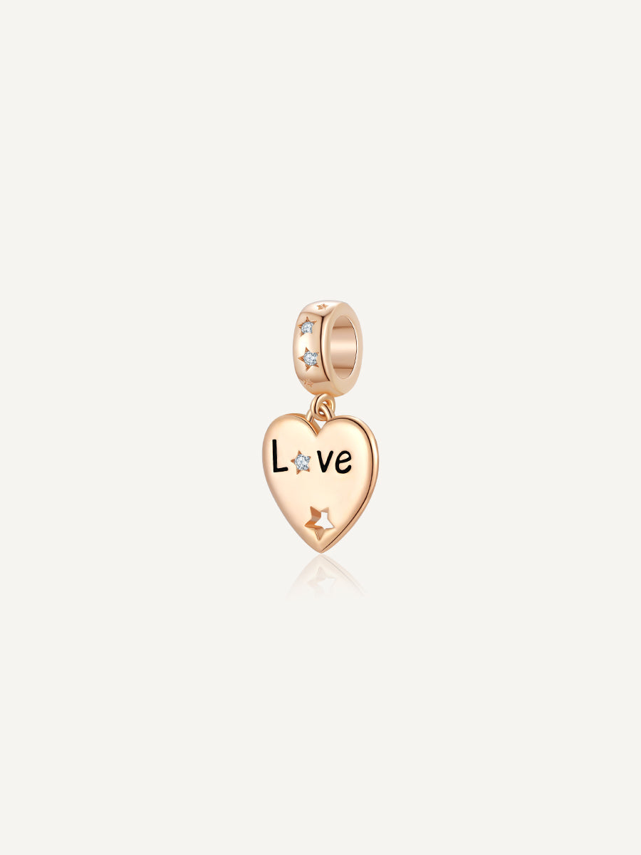 S925-gold-Love-heart-pendant-Charms