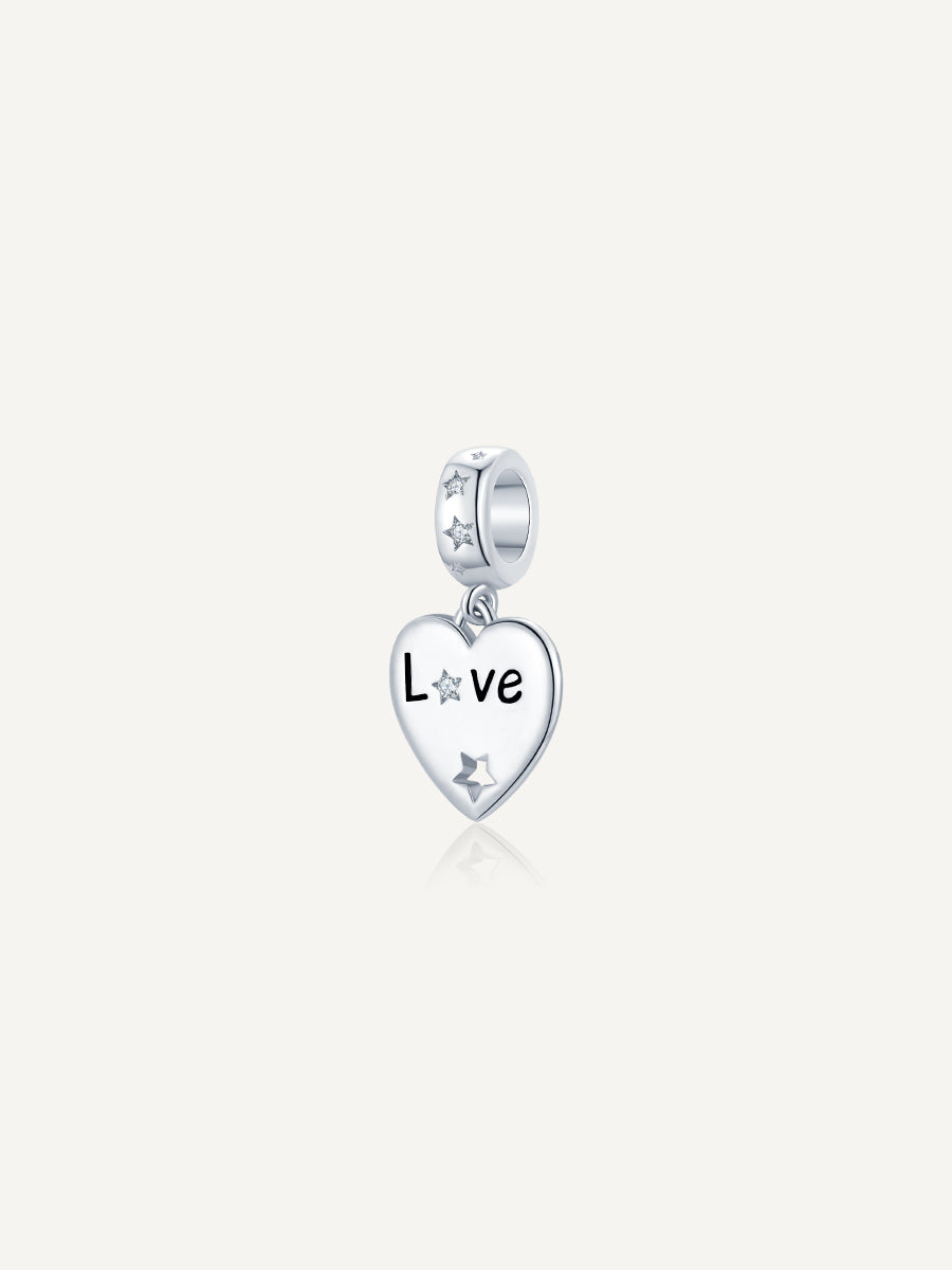 S925-sliver-Love-heart-pendant-Charms