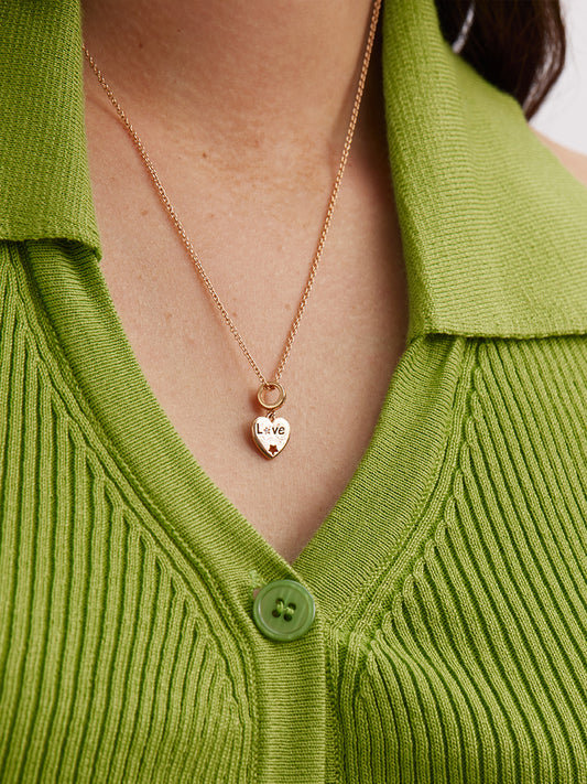 S925-gold-Love-heart-pendant-Charms