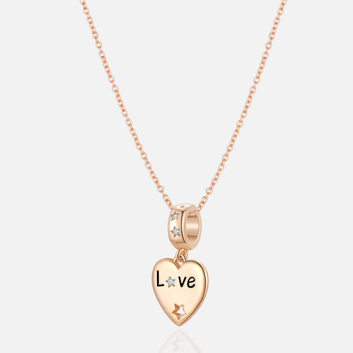 S925-gold-Love-heart-pendant-Charms