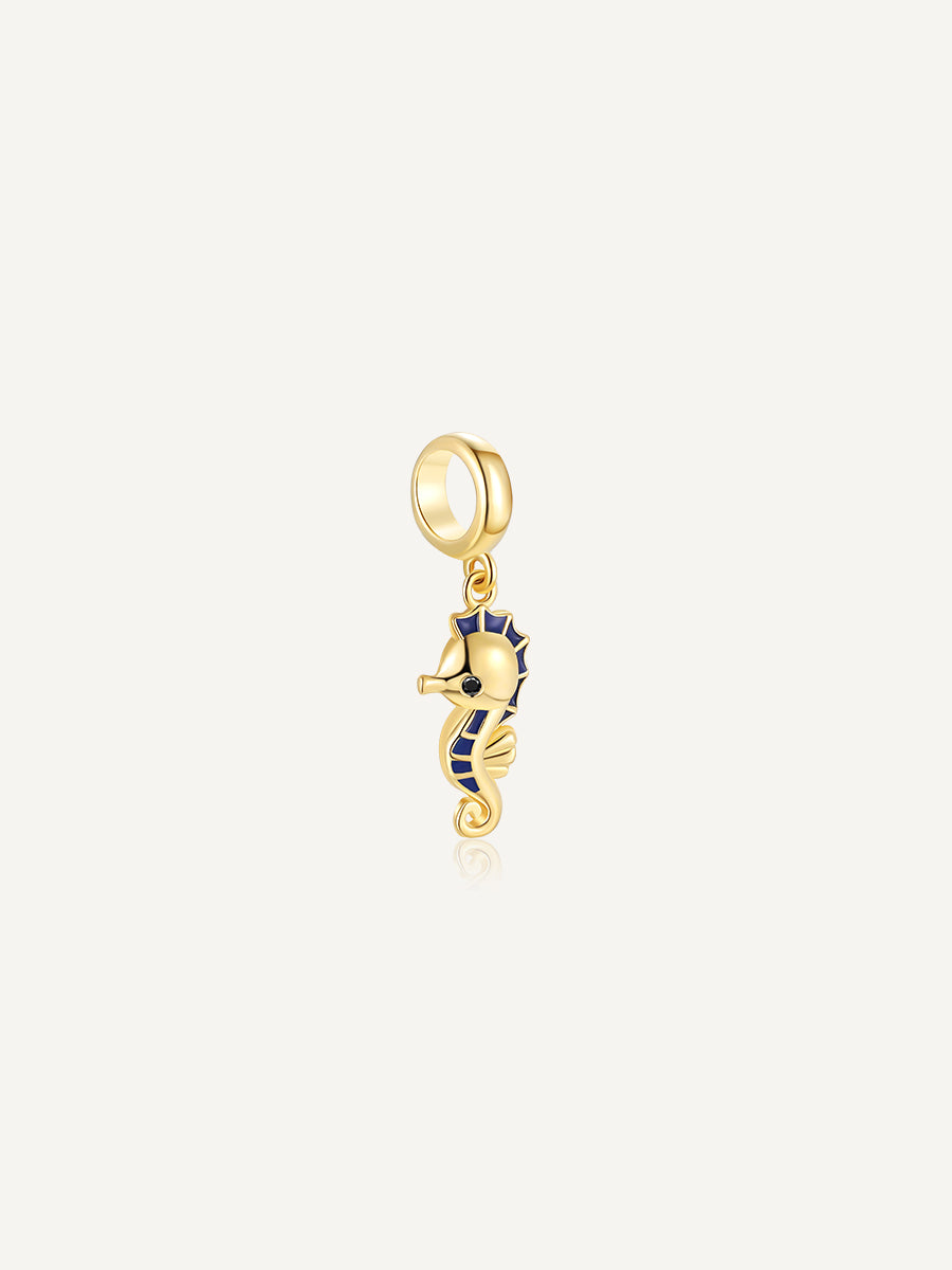 S925-gold-Seahorse-pendant-Charms