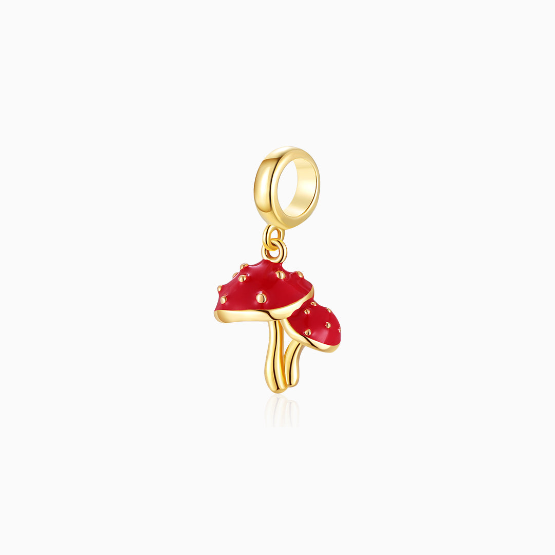 S925-gold-Mushroom-pendant-Charms