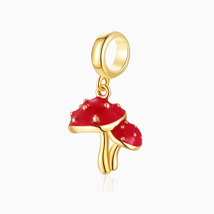 S925-gold-Mushroom-pendant-Charms