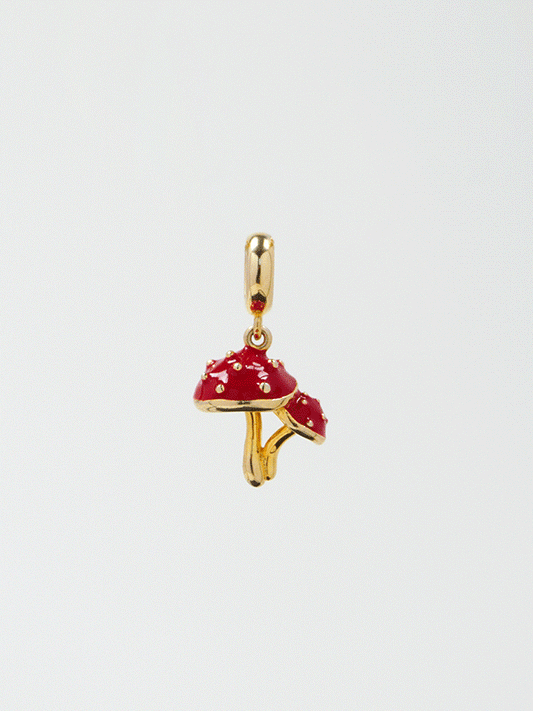 Crimson Mushroom Charm PC010